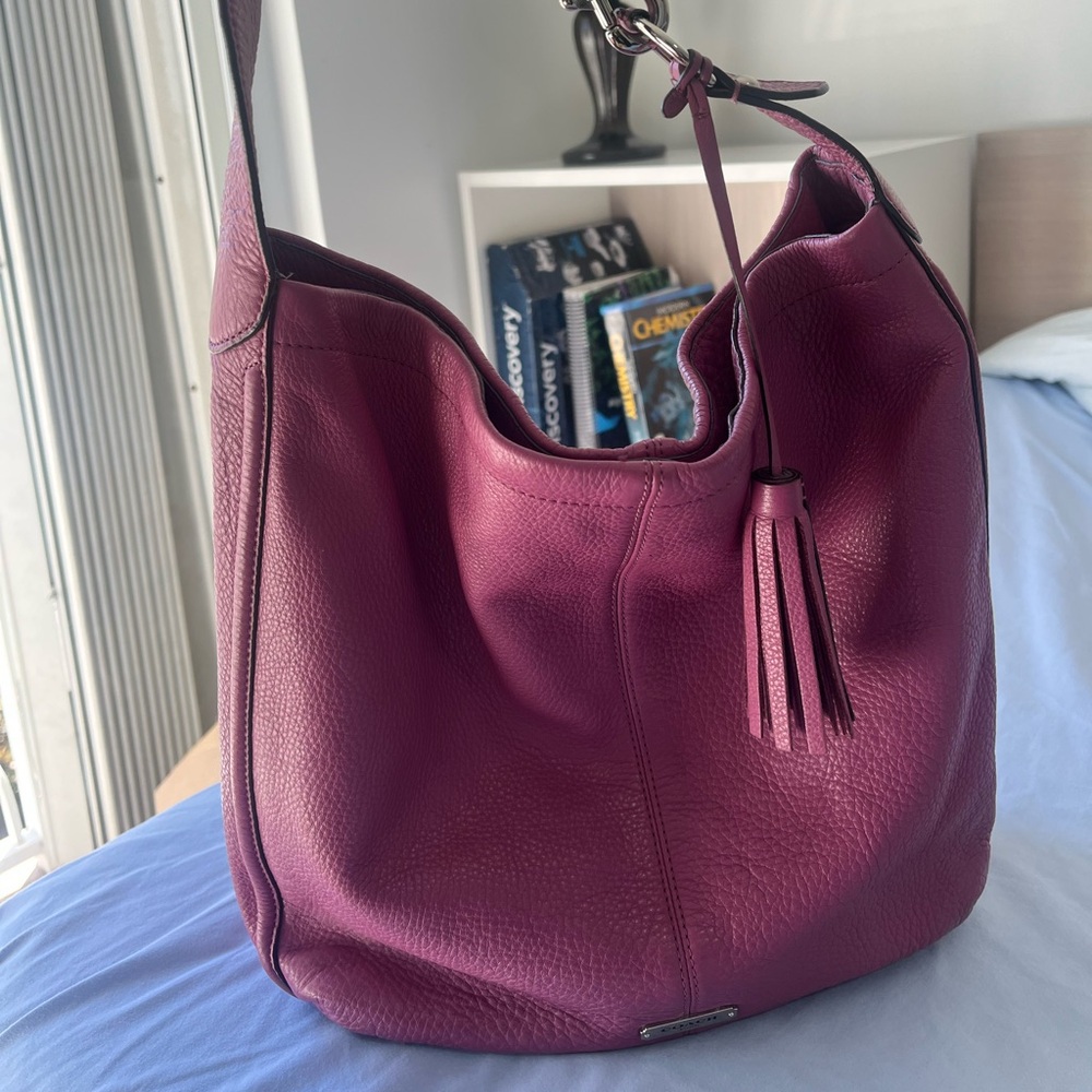 Coach Leather Hobo Bag